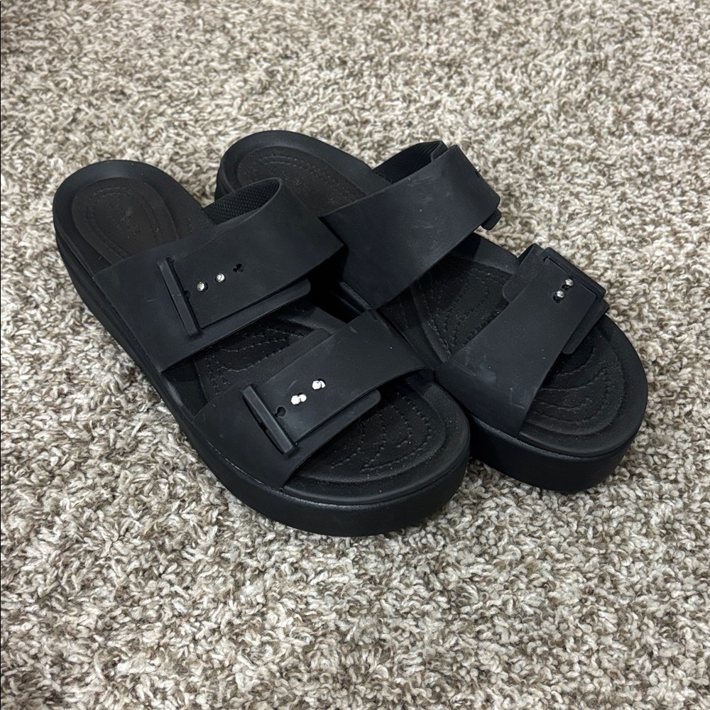 CROCS Black Women's Sandals